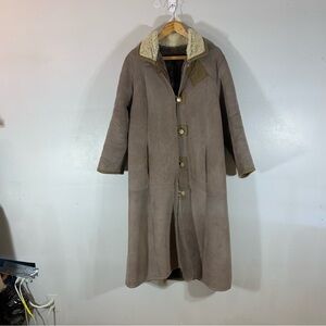 Long shearling sheepskin Winter coat